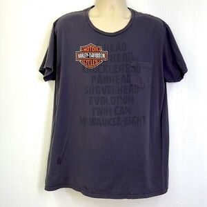 Harley Davidson - 2016 Seminole Sanford Florida Skull Short Sleeve T Shirt XL